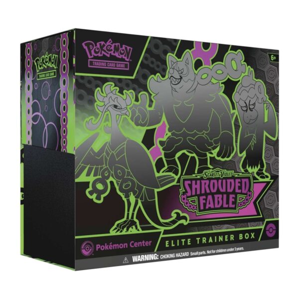 Pokemon TCG Scarlet and Violet Shrouded Fable Pokemon Center Elite Trainer Box ENG