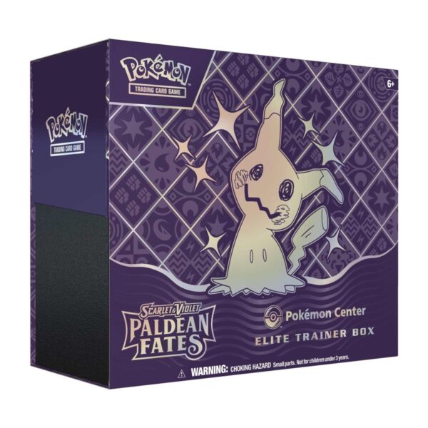 Pokemon TCG Scarlet and Violet Paldean Fates Pokemon Center Elite Trainer Box  ENG