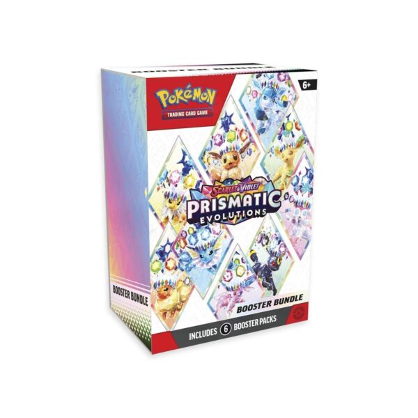 Pokemon TCG Scarlet and Violet Prismatic Evolutions Booster Bundle (6 Packs) ENG