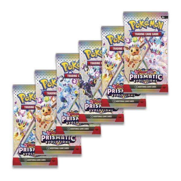 Pokemon TCG Scarlet and Violet Prismatic Evolutions Booster Bundle (6 Packs) ENG - Image 3