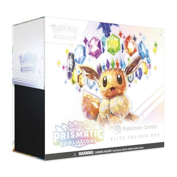 Pokemon TCG Scarlet and Violet Prismatic Evolutions Pokemon Center Elite Trainer Box ENG