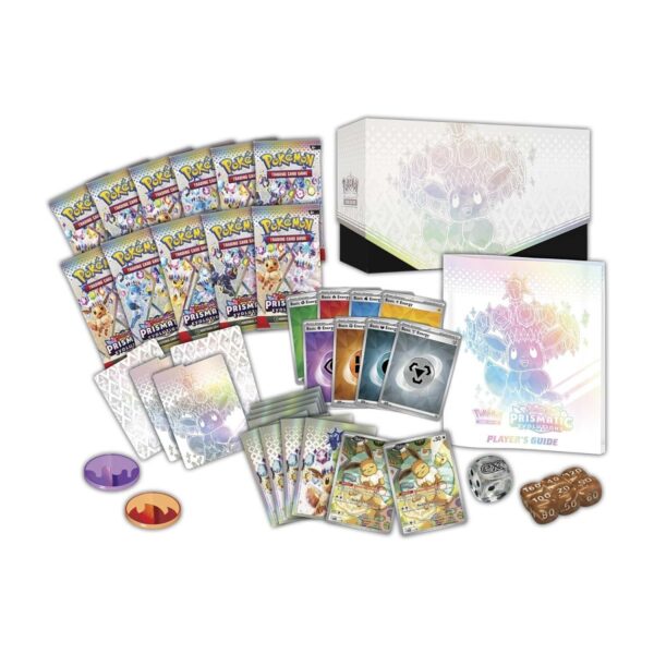 Pokemon TCG Scarlet and Violet Prismatic Evolutions Pokemon Center Elite Trainer Box ENG - Image 6