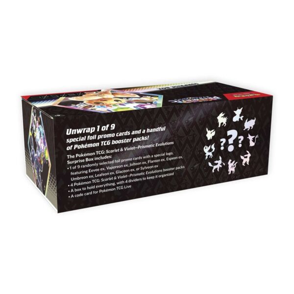 Pokemon TCG Scarlet and Violet Prismatic Evolutions Surprise Box ENG - Image 3