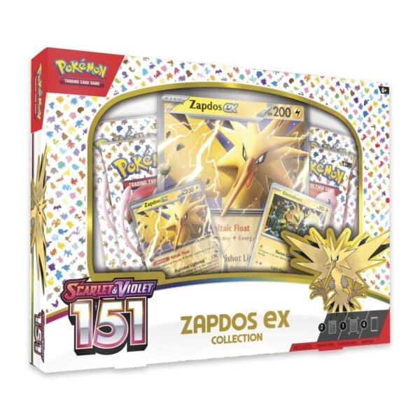 Pokemon TCG Scarlet and Violet 151 Collection Zapdos ex ENG