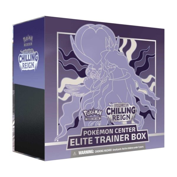 Pokemon Sword and Shield Chilling Reign Pokemon Center Elite Trainer Box (Shadow Rider Calyrex) ENG