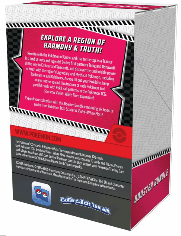 Pokemon Scarlet and Violet White Flare Booster Bundle ENG - Image 3