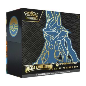 Pokemon TCG Mega Evolution Pokemon Center Elite Trainer Box (Mega Lucario)