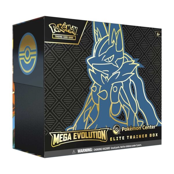 Pokemon TCG Mega Evolution Pokemon Center Elite Trainer Box (Mega Lucario)