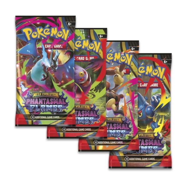 Pokémon TCG: Mega Evolution Phantasmal Flames Booster Display Box (36 Packs) - Image 4