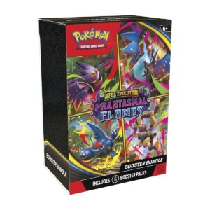 Pokémon TCG: Mega Evolution Phantasmal Flames Booster Bundle (6 Packs) Engin